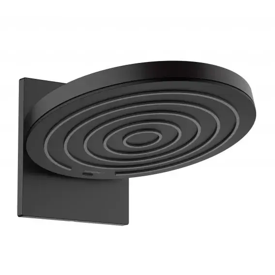 Set para de dus fixa 260 2 jet EcoSmart, cu conector de perete, negru mat (matt black), Hansgrohe Pulsify S 24151670 Plată sigură