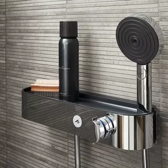 Baterie de dus termostatata 400, crom, Hansgrohe ShowerTablet Select 24360000 Super ofertă