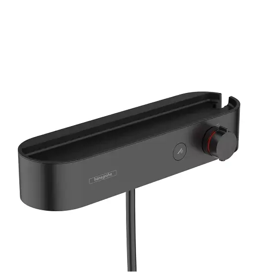 Reducere de preț Baterie de dus termostatata 400, negru mat (matt black), Hansgrohe ShowerTablet Select 24360670