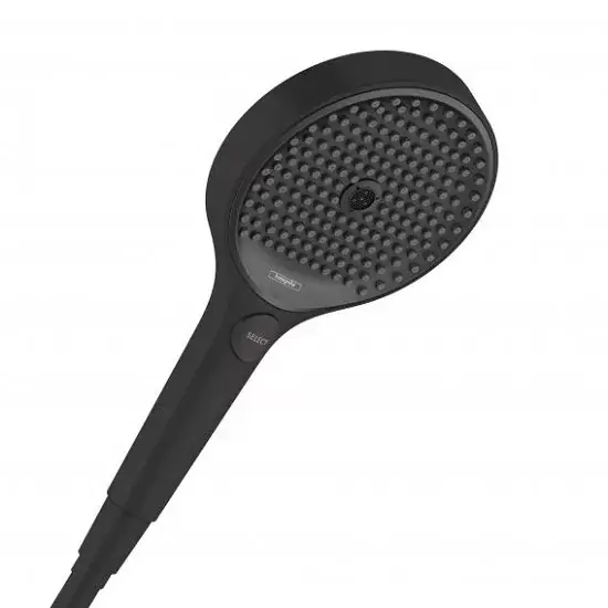 Para de dus mobila 3 jet EcoSmart, negru mat (matt black), Hansgrohe Rainfinity 130 26865670 Ofertă