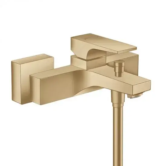 Baterie cada dus monocomanda, bronz satinat (brushed bronze), Hansgrohe Metropol 32540140 Retur ușor