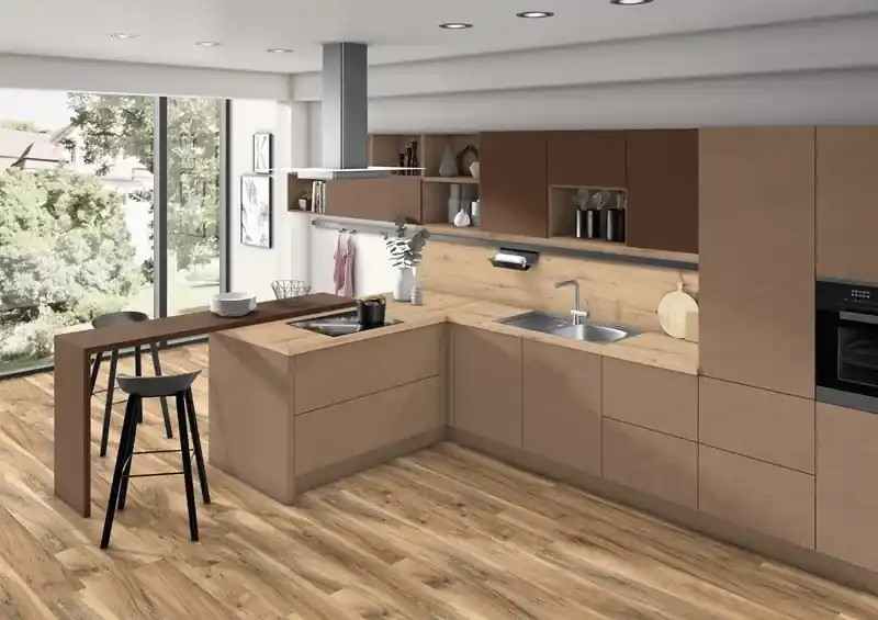 Premium Parchet laminat Egger Nature Sense 2025, Aqua AQ24, Nuc Perganti maro EL1071