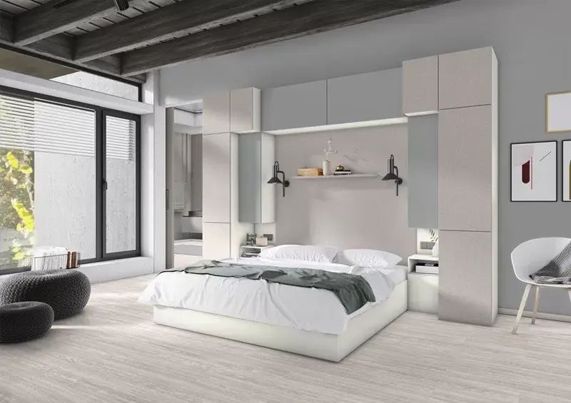 Ofertă specială Parchet laminat Egger Nature Sense 2025, Aqua AQ24, Stejar Soria gri deschis EL2063