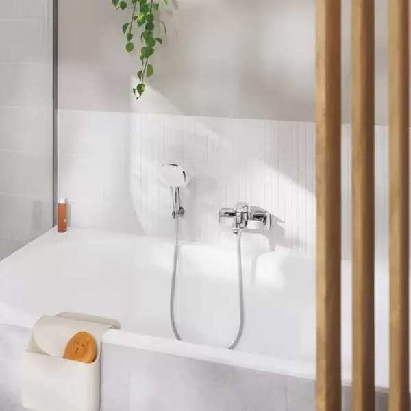 Baterie cada dus monocomanda, cu divertor, crom, Grohe Cubeo 1018130000 Retur gratuit