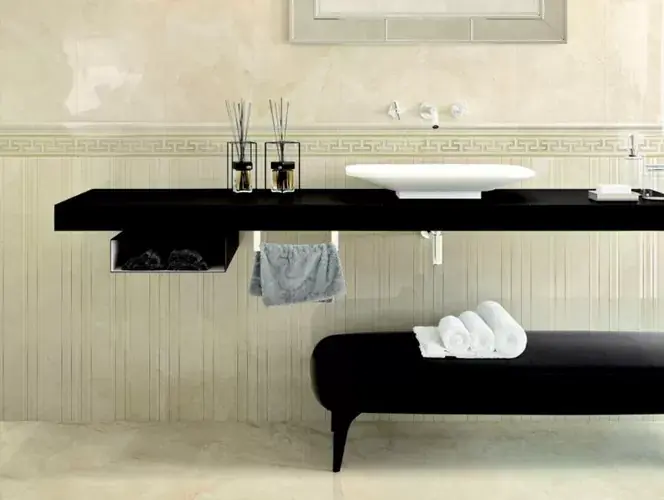 Calitate înaltă Faianta rectificata, cu efect de marmura, Marazzi Marbleplay Marfil