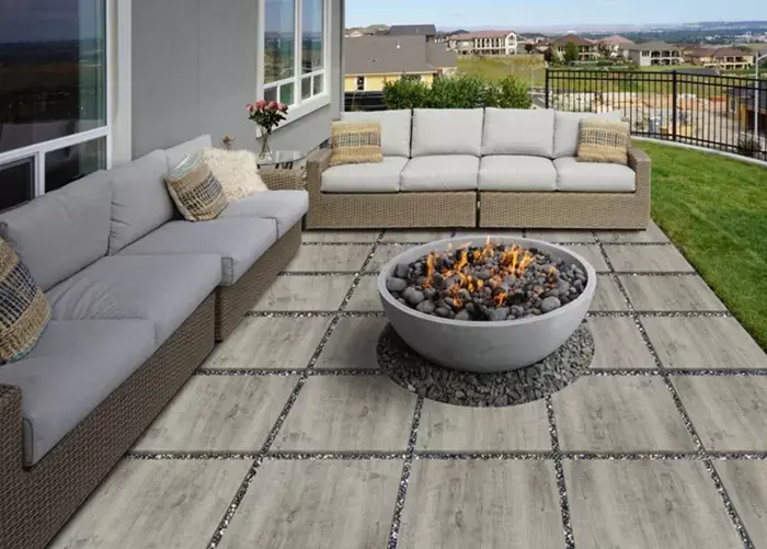 Gresie portelanata rectificata, cu aspect de lemn, Marazzi Treverkhome20 Frassino Nu rata