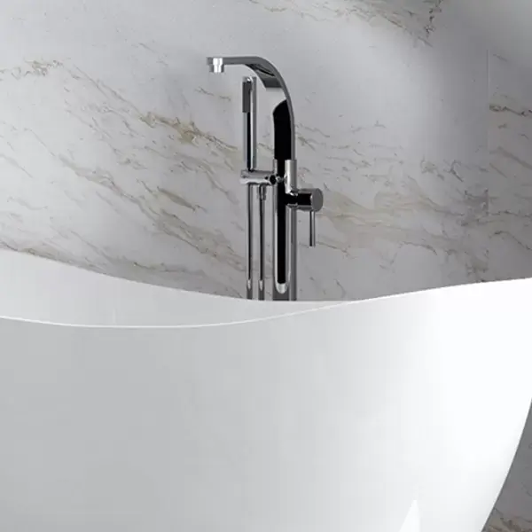 Baterie cada dus freestanding, crom lucios, Besco Decco III Easy-Box BW-DIII-CH Bestseller