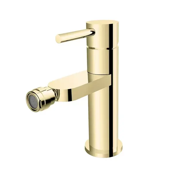 Baterie bideu monocomanda, fara ventil, auriu deschis, Besco Decco BB-D-JZ Cumpără online