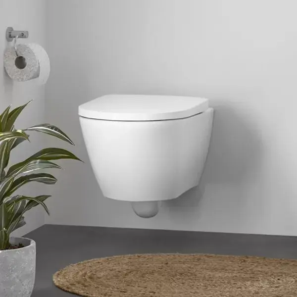 Vas WC suspendat Rimless, cu prindere ascunsa, cu capac soft close, Duravit D-Neo 45770900A1 Reduceri