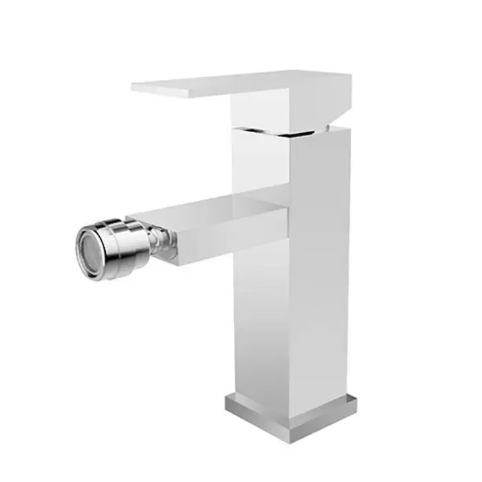 Cel mai vândut Baterie bideu monocomanda, fara ventil, crom lucios, Besco Modern-Varium BB-MV-CH