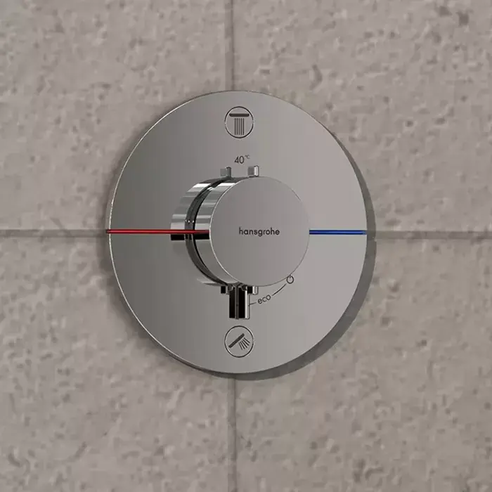 Baterie cada dus termostatata cu 2 functii, crom lucios, Hansgrohe ShowerSelect Comfort S 15554000 Disponibil imediat