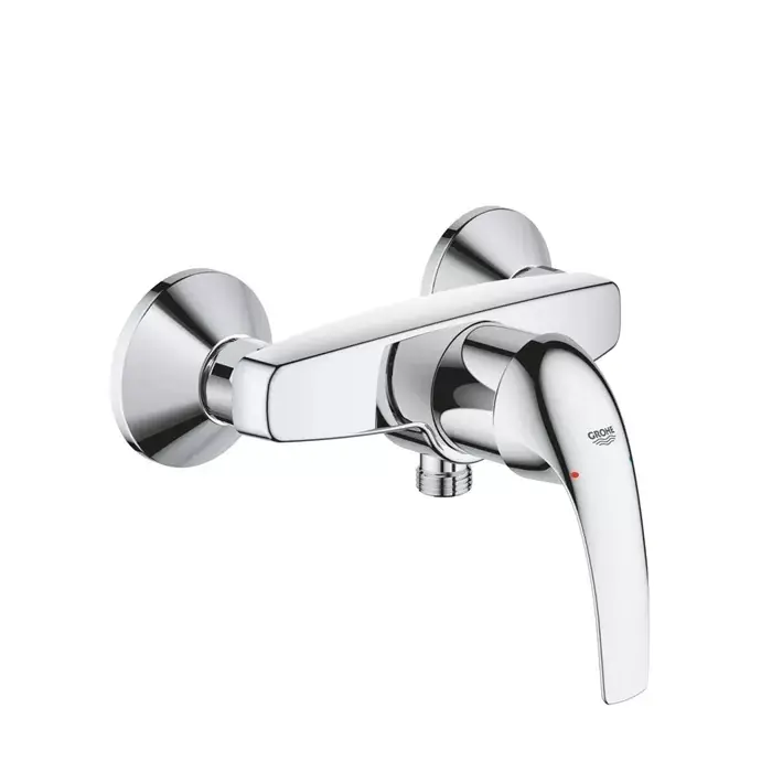 Baterie de dus monocomanda, fara set de dus, crom, Grohe BauCurve 23631000 Plată sigură