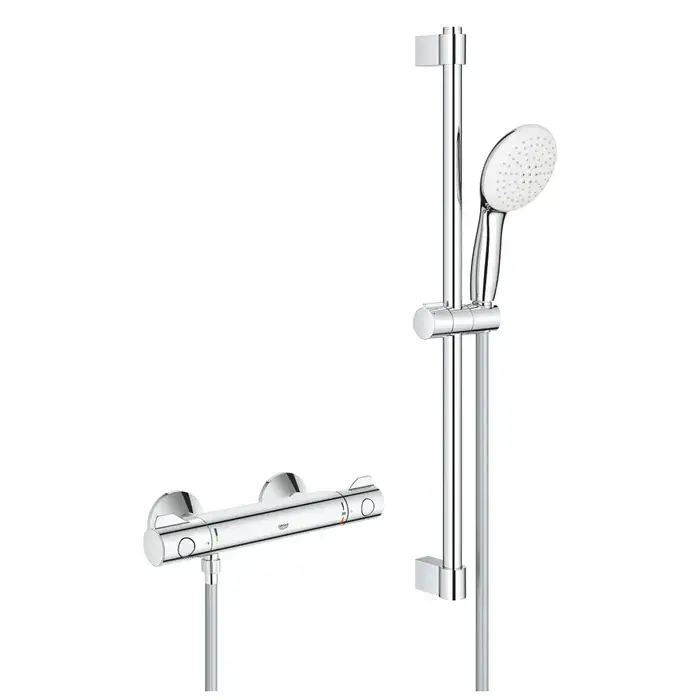 Set baterie de dus termostatata, cu set de dus Tempesta, crom, Grohe Grohtherm 34565002 Cumpărături sigure