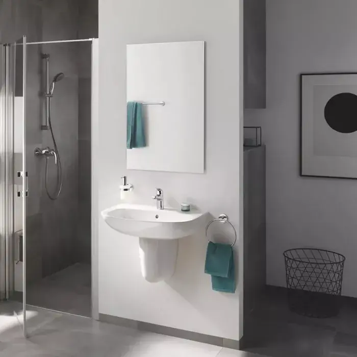 Ultima șansă Semipiedestal lavoar, montare pe perete, ceramica sanitara, alb, Grohe Bau Ceramic 39426000