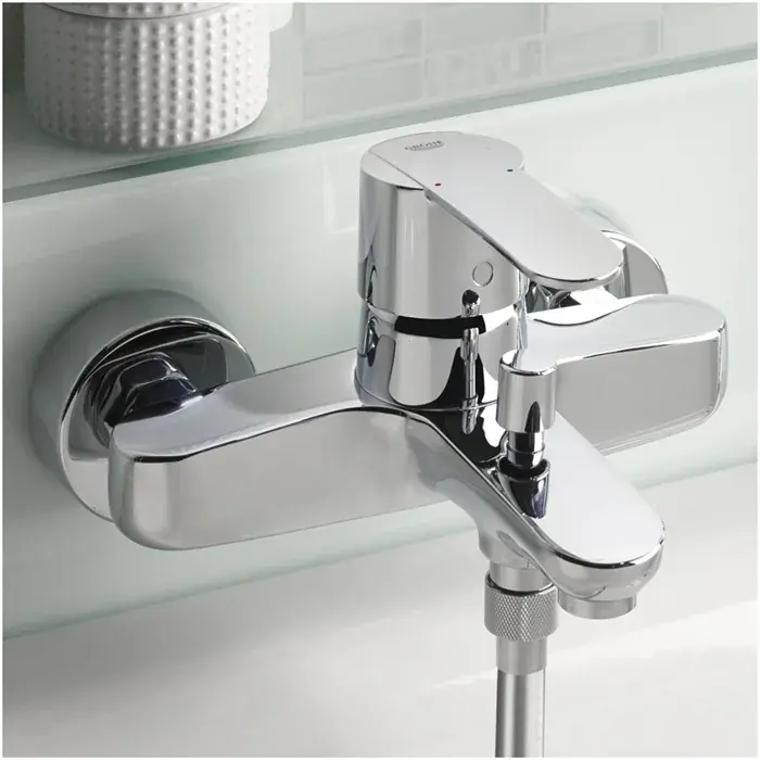 Baterie cada dus monocomanda, fara set de dus, crom lucios, Grohe Wave Cosmopolitan 23209000 Vezi acum