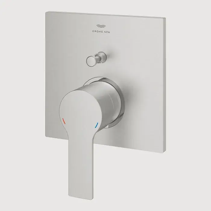 Baterie cada dus monocomanda, incastrata, 2 functie, crom mat (supersteel), Grohe Allure 19315DC1 Disponibil imediat