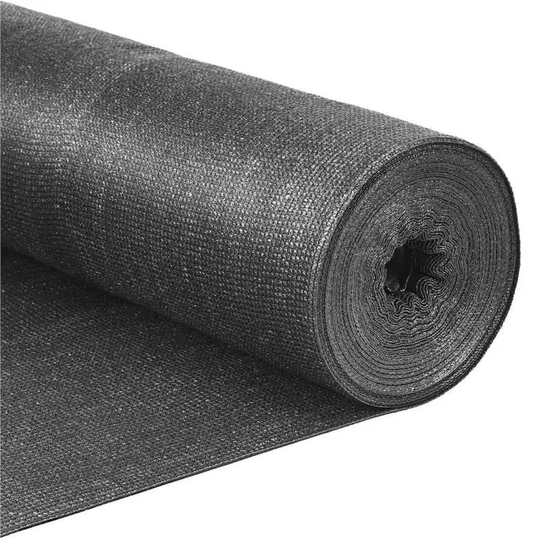 Plasa umbrire si intimitate pentru gard, 1.5m latime, 10m lungime, 185g densitate 95%, antracit deschis Ofertă limitată