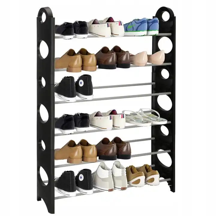 (DL) Raft suport depozitare incaltaminte Sersimo, 6 polite, 92x64cm Vezi acum