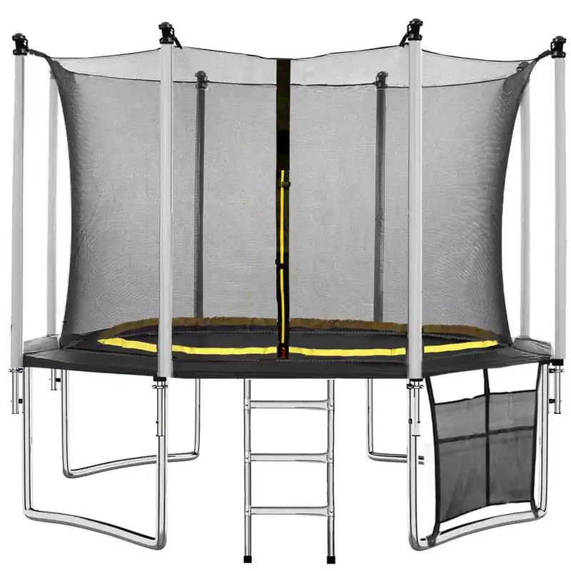 Trambulina Black, cu scara si plasa de protectie interioara, 430 cm, 200kg Livrare rapidă