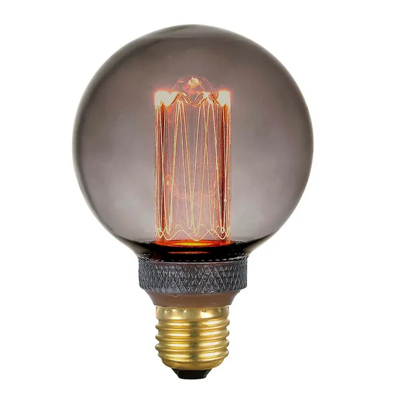 Preț redus bec LED 5W (40-200lm) Smoke Mini Globe E27 - Culori