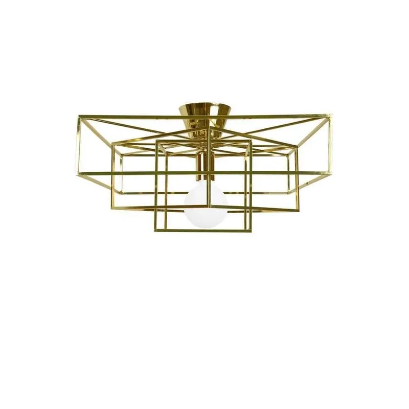 Cube Plafonieră Brass - Globen Lighting Doar azi