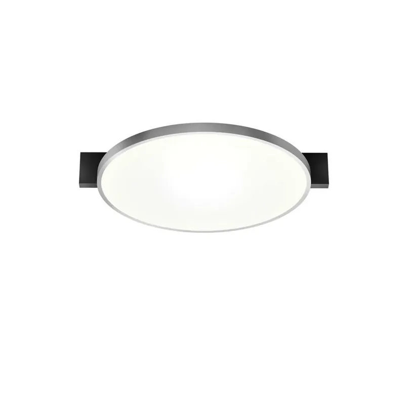 Reducere specială Plafonieră Inlay Round C2, argintiu/negru - Light-Point