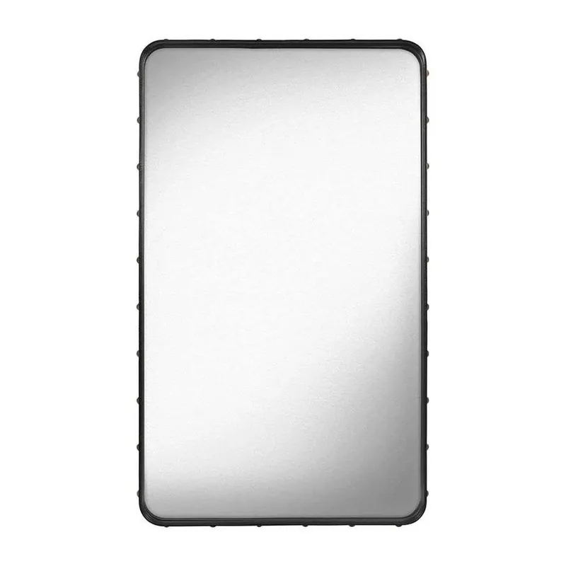 Preț mic Adnet Oglindă Rectangular 65X115 Black Leather - GUBI