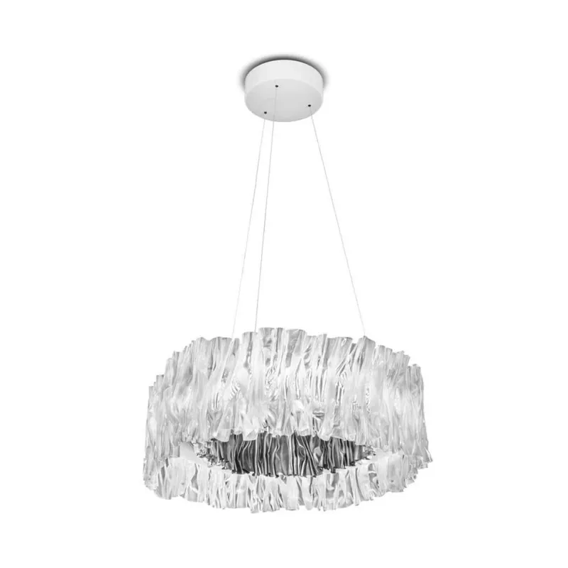 Accordéon Lustră Pendul 2700K Silver - Slamp Premium
