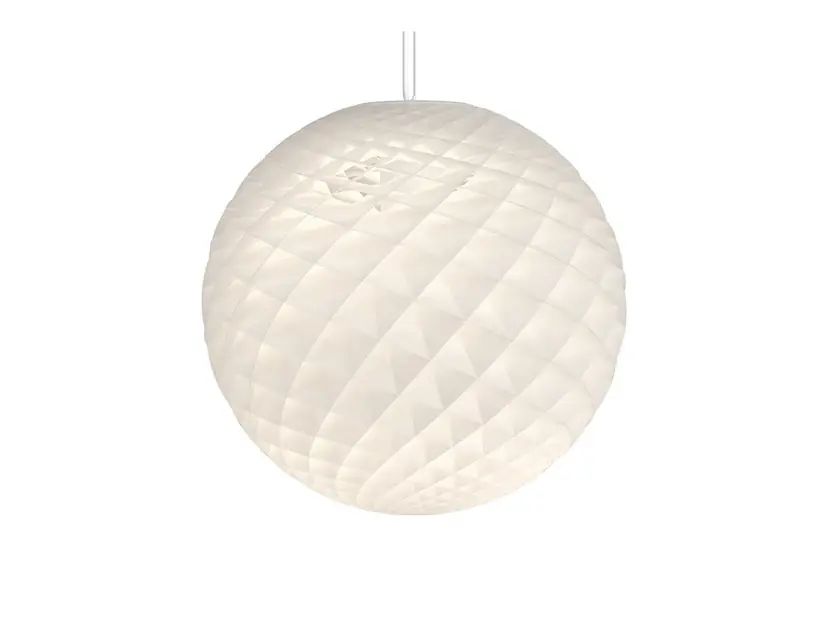 Retur gratuit Lampa suspendată Patera 600 LED, albă, Ø 45 cm - Louis Poulsen