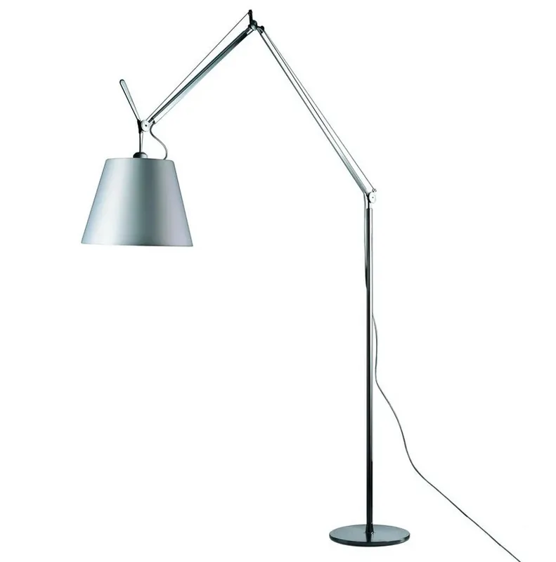 Noutate Tolomeo Mega Lampadar cu Dimmer ø320 Grey Satin/Black - Artemide