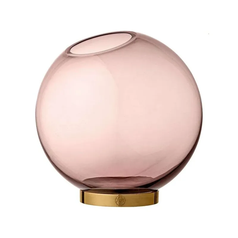 Vezi acum Globe Vaza w/Stand Ø21xH21 Rose/Gold - AYTM
