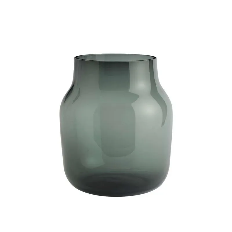 Ieftin Silent Vase Ø20 Dark Green - Muuto