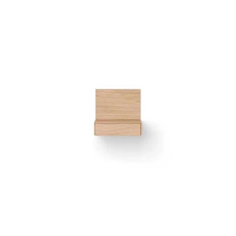 Tana Wall Mounted Nightstand Oak - New Works Preț promoțional