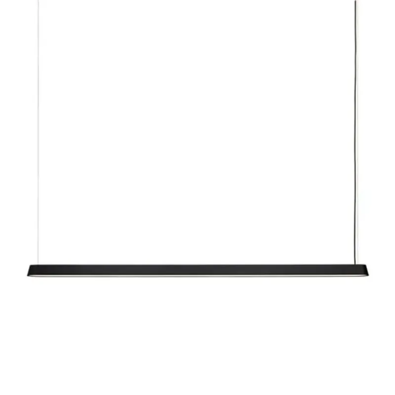 Retur ușor Linear Lustră Pendul L169 Black - Muuto