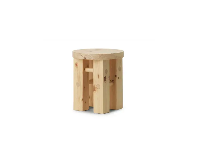 Fyr Stool Pine Wood - Normann Copenhagen Super ofertă