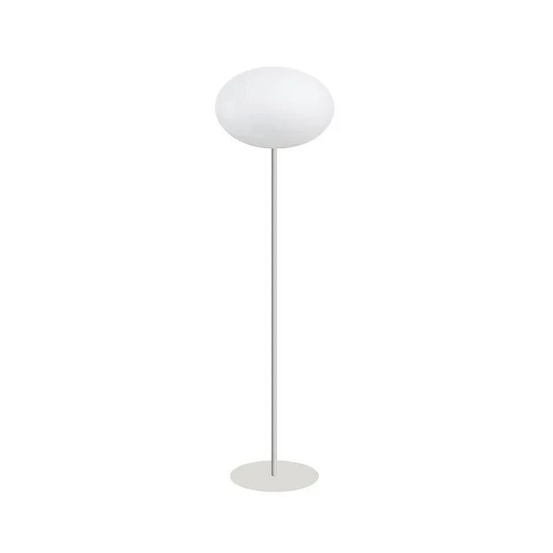 Promoție Lampadar de podea Eggy Pin Ø 32 cm alb/opal, pornită/oprită - CPH Lighting