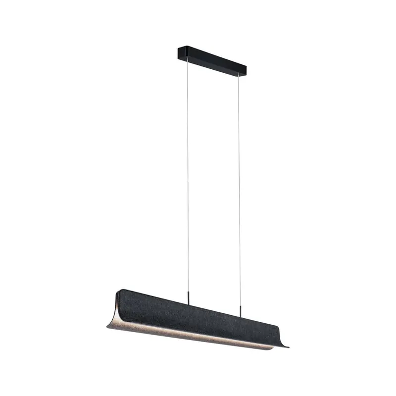 Lichidare de stoc Noyan Lustră Pendul L1000 3-Step Antracit - Paulmann