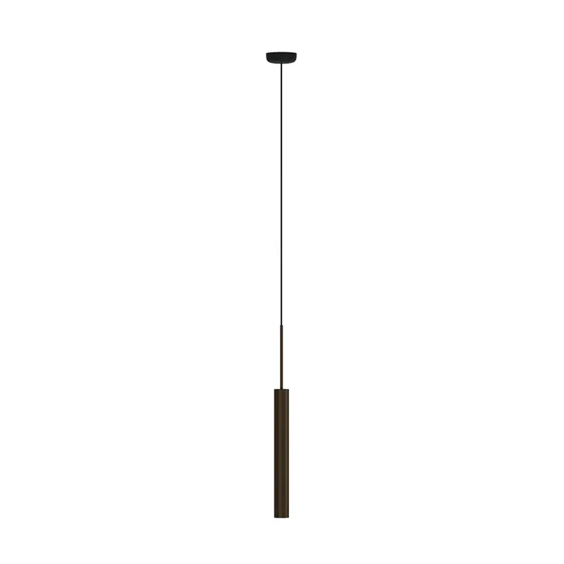 Lampă suspendată tubulară, 48 cm, bronz, aluminiu - Audo Copenhagen Nu rata