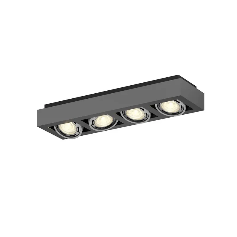 Popular Ronka 4 Plafonieră Dark Grey - Arcchio