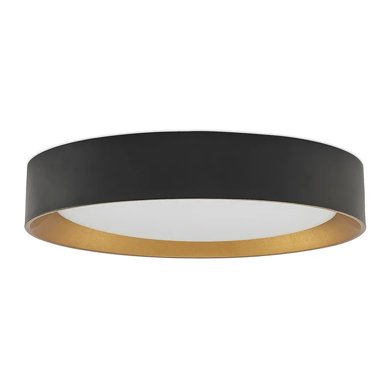 Kambia LED Plafonieră Ø55 Black/Gold - Lindby Comandă acum