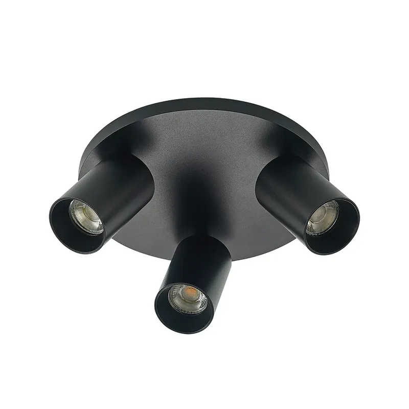 Ultima șansă Brinja 3 Round plafonieră Negru - Arcchio