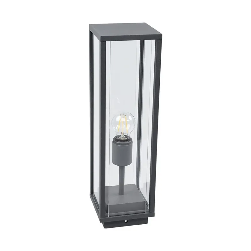 Annalea Lampă de Grădină de Exterior H50 Dark Grey/Clear - Lucande Lichidare de stoc