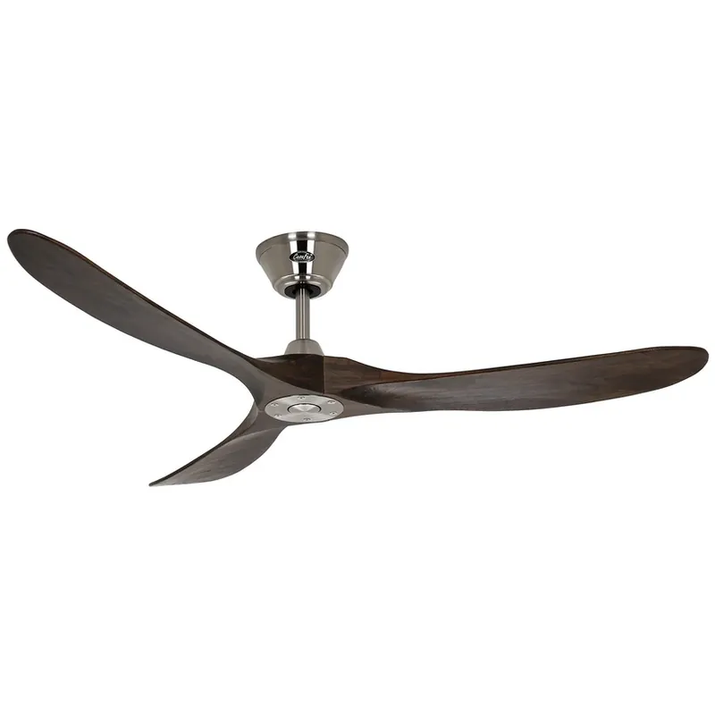 Promoție ECO GENUINO Ventilator de tavan crom/nuc 152 cm - CasaFan