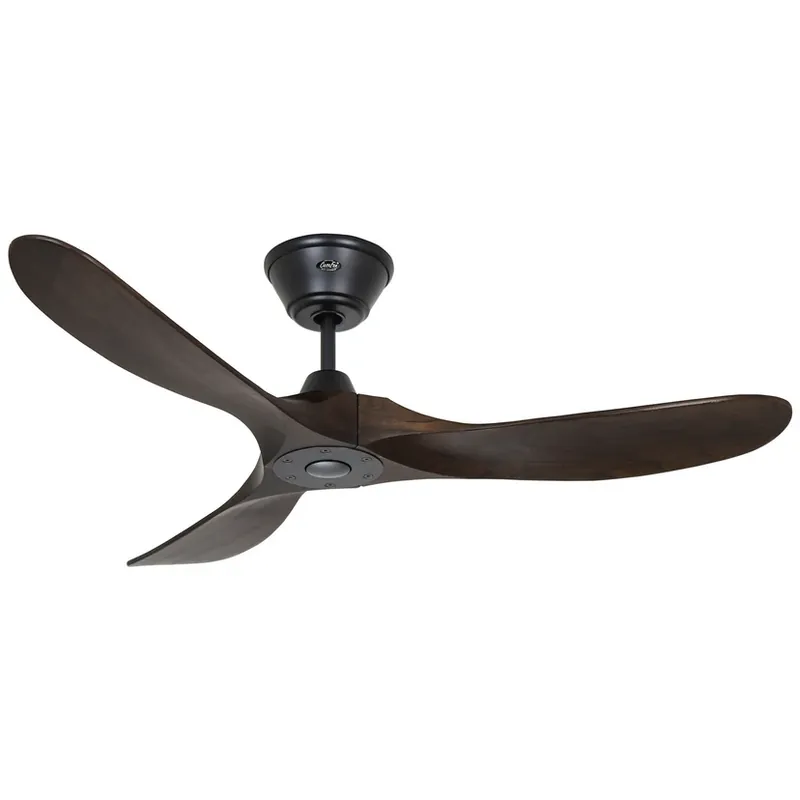 Reducere extra ECO GENUINO Ventilator de tavan negru/nuc 122 - CasaFan