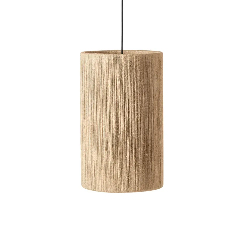 Cel mai bun preț Lampă suspendată Ro, Ø 30 cm, material textil bej – Realizată manual