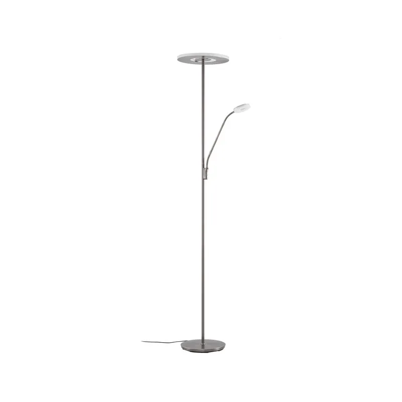 Lampadar LED Raymond, lampă de citit, 180 cm, culoare titan, metal, CCT - Reducere extra