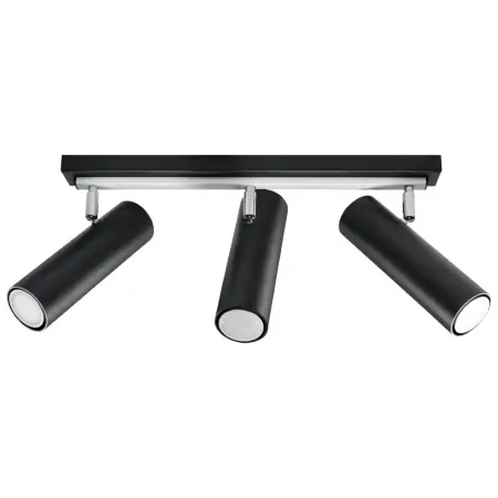 Livrare expres Lustra Direzione Negru 45x6x20 cm