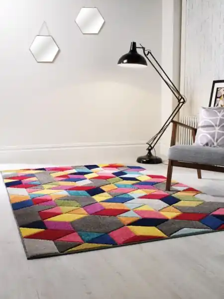 Covor Dynamic Multicolor 120X170 cm, Flair Rugs Cumpărături sigure