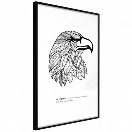 Poster - Symbol of Freedom, cu Ramă neagră, 40x60 cm Retur gratuit