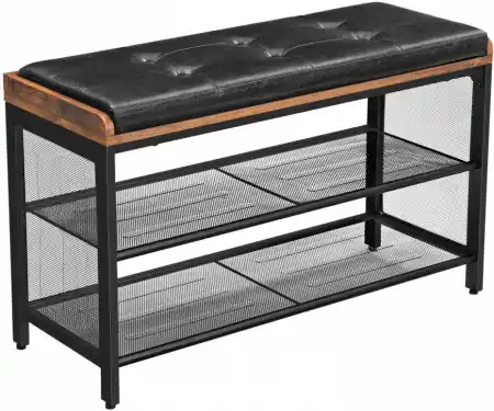 Reducere extra Bancheta Depozitare Pantofi Vasagle, 80x30x48cm